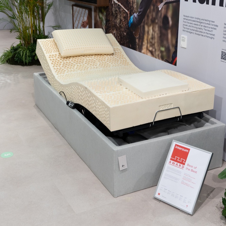 Novaya's certified Moreganic latex